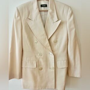 Michael Kors - Double Breasted Cream Blazer